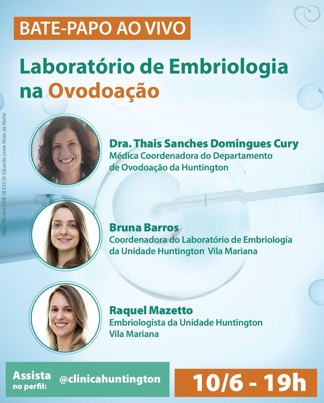 Live LabEmbriologia na Ovodoação_10.06